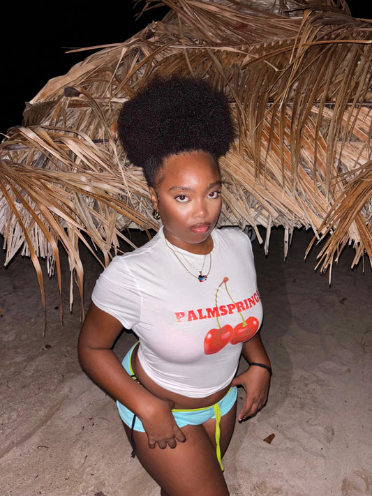 PALM CHERRY BABY TEE