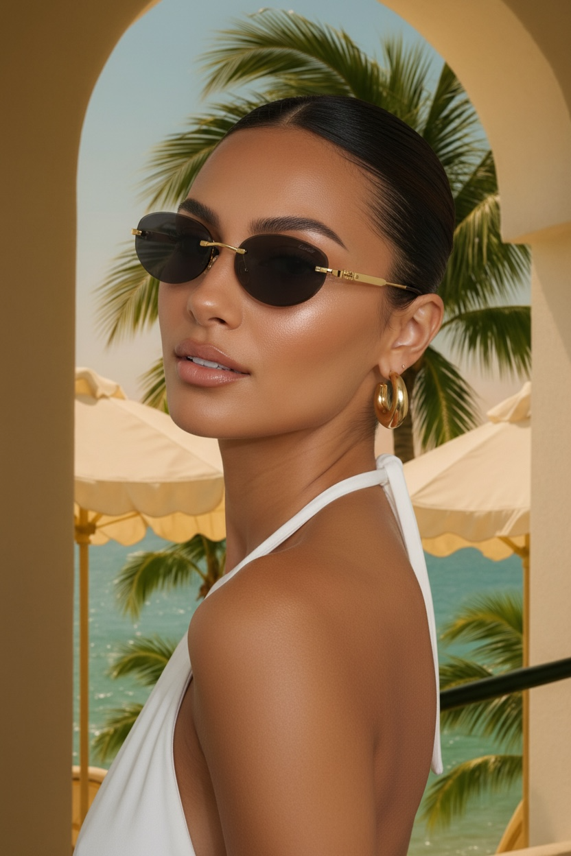 CRT Oval Sunglasses 3 Colours