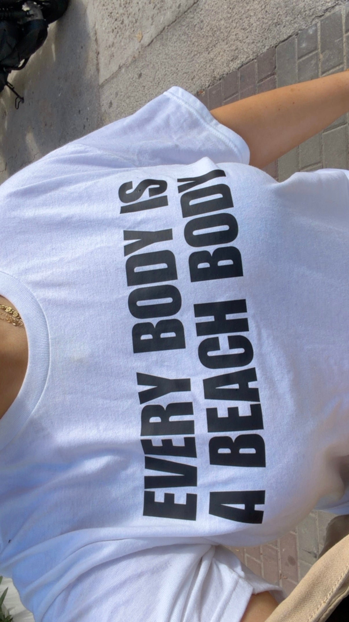 EVERY BODY IS A BEACH BODY T-SHIRT