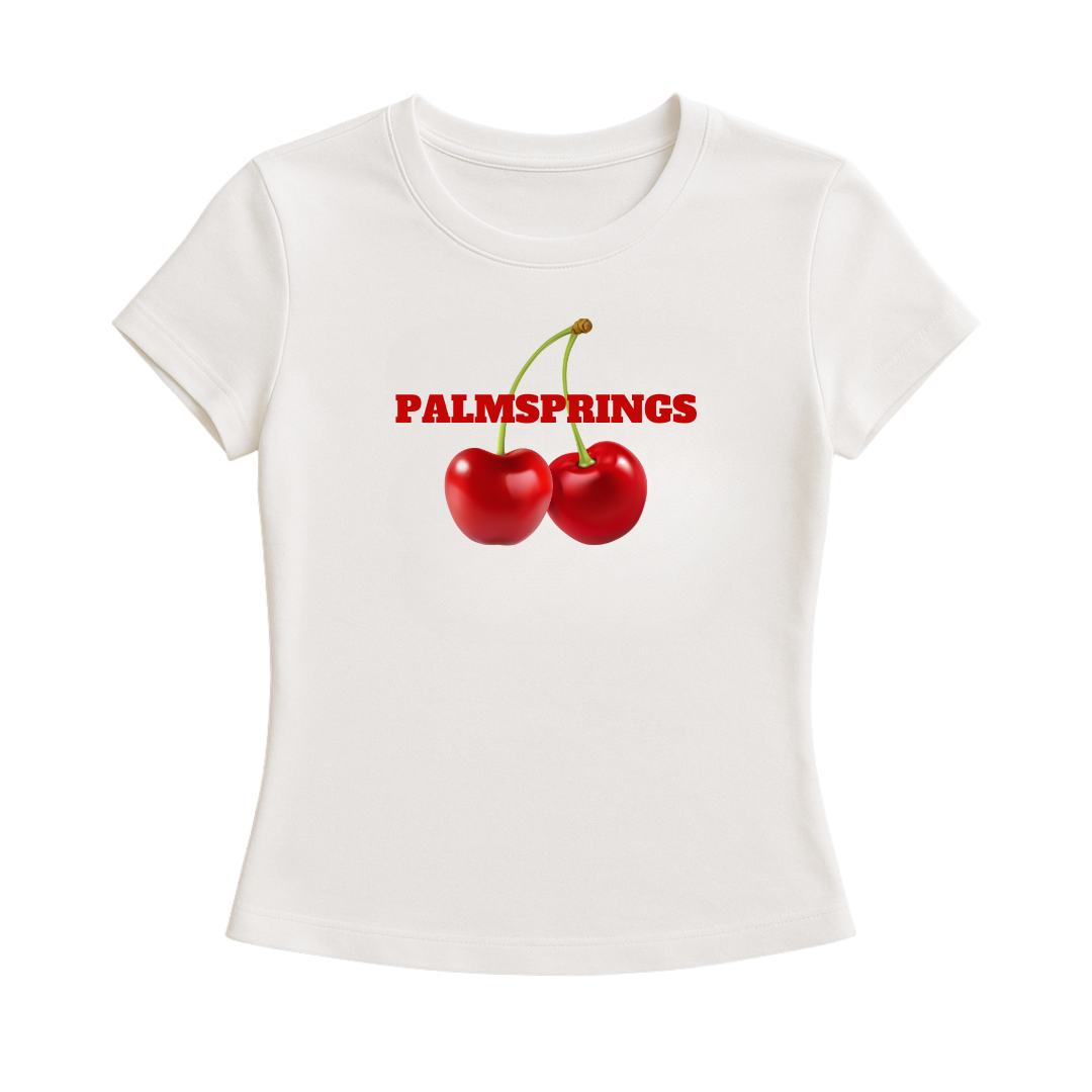 PALM CHERRY BABY TEE