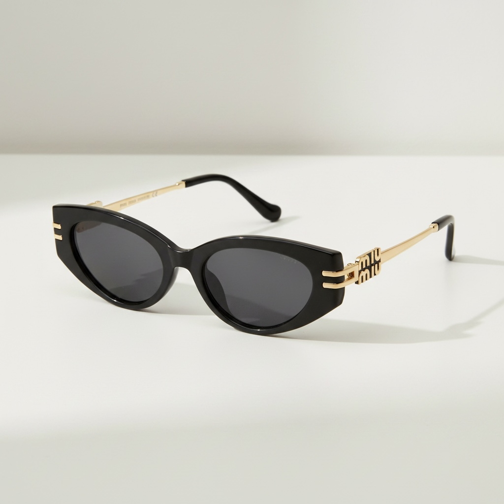 MM Gold Detail Cat Eye Sunglasses 3 Colours