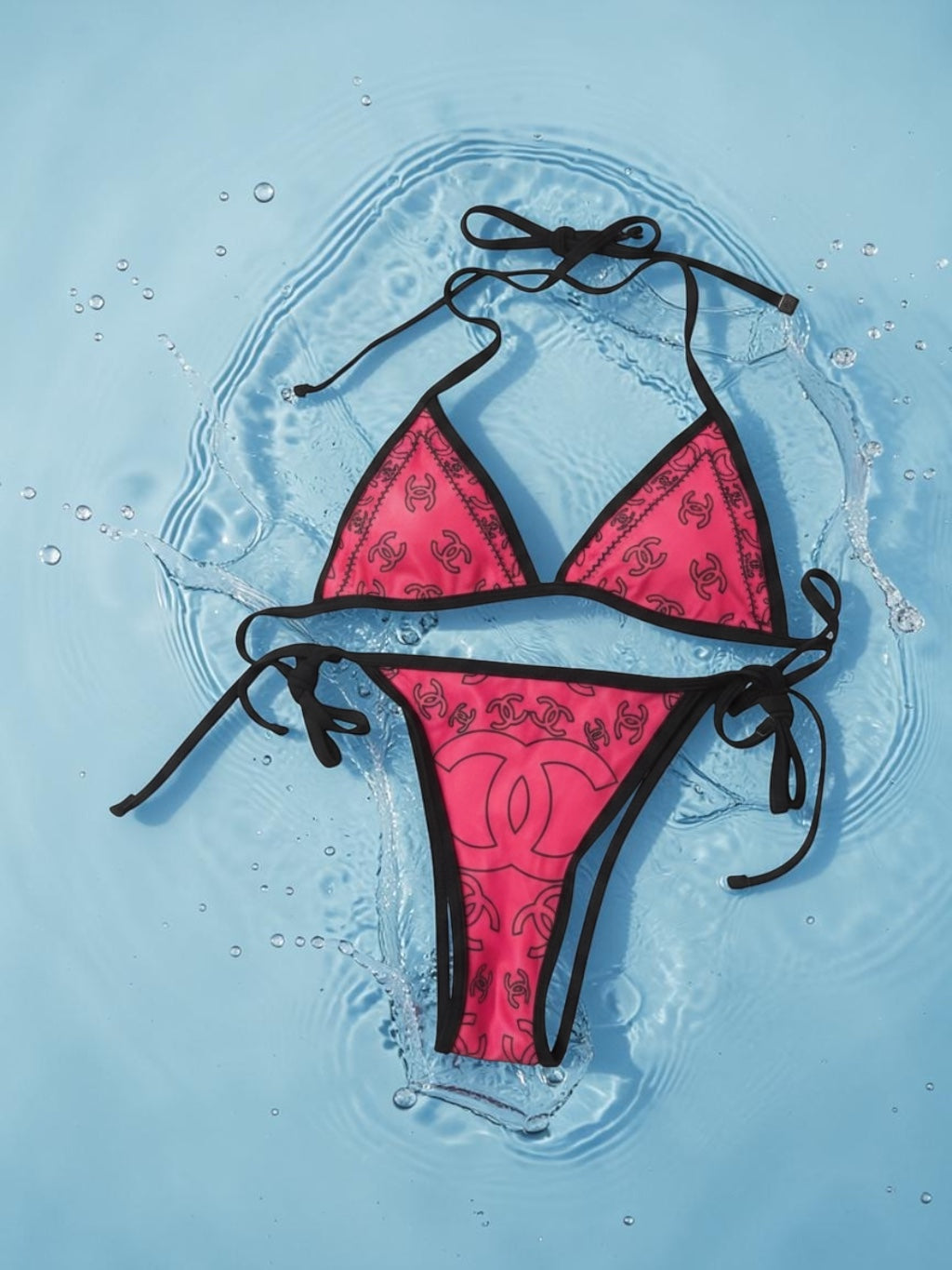 HOT PINK CC BIKINI