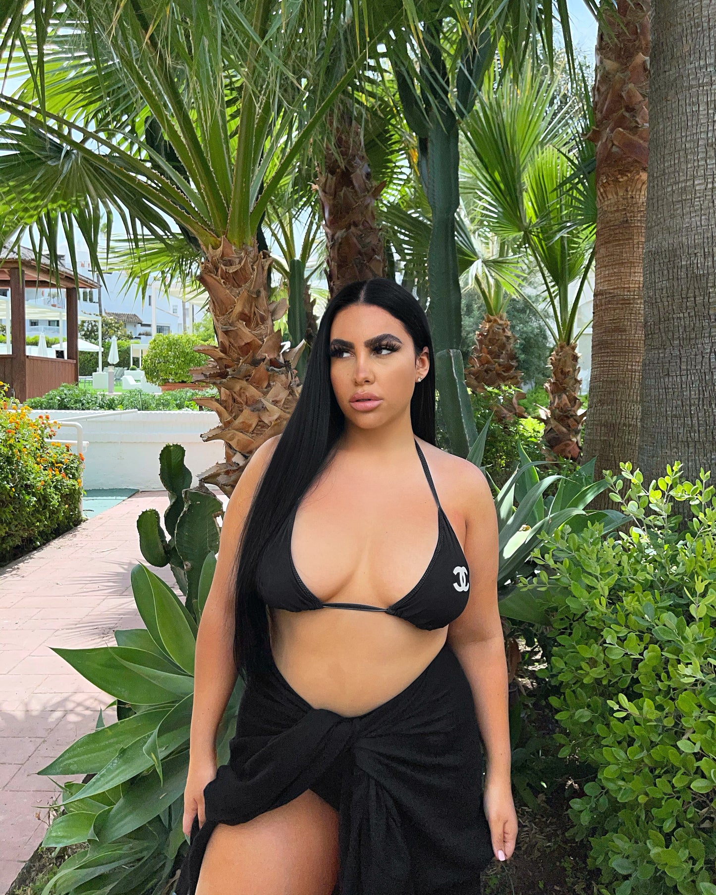 Double c bikini in black