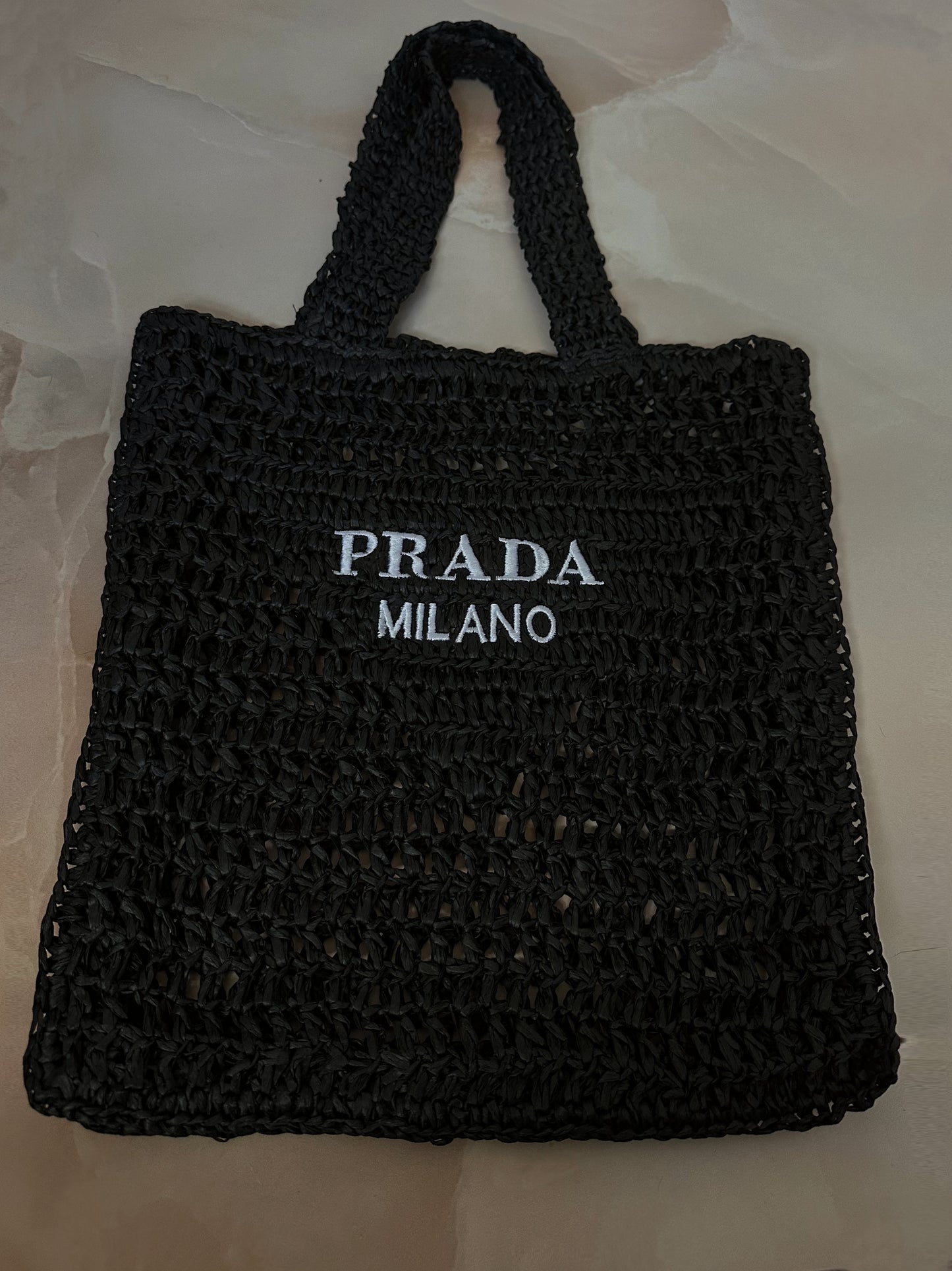 Milano beach bag in black